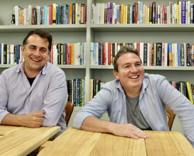 Wagestream's co-founders Portman Wills (left) and Peter Briffett